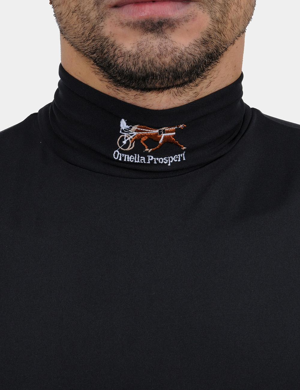 sottogiubba-revolution-trotto-no-maniche-031SNT-nero-particolare-logo